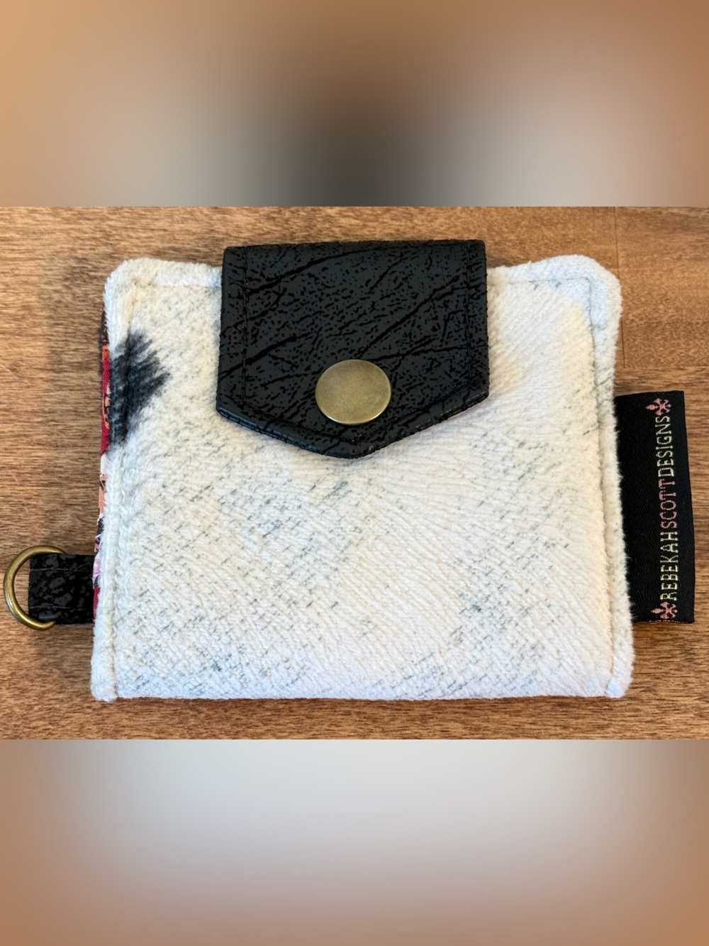 Rebekah Scott Designs Cow Print Smallet Wallet